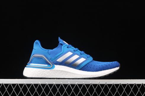 Adidas Ultraboost 20 Football Blue Cloud White Orange FX7978