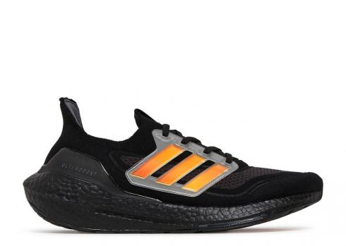 Adidas Ultraboost 21 Black Iridescent Core Five Grey GX5236