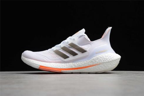 Adidas Ultraboost 21 Tokyo Cloud White Core Black Solar Red S23840