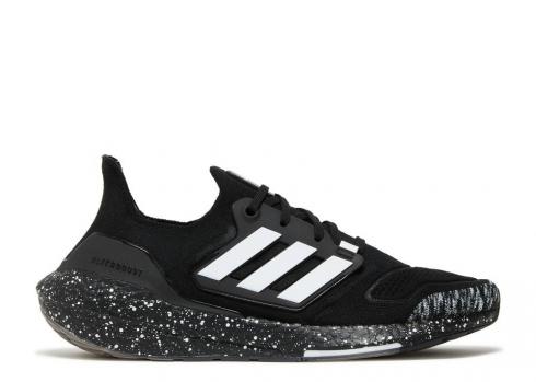 Adidas Ultraboost 22 Black White Speckled Core Cloud HP3310