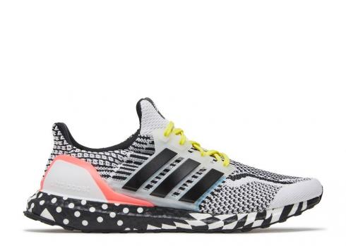 Adidas Ultraboost 50 Dna Multi Pattern White Black Core Cloud Turbo GY0326