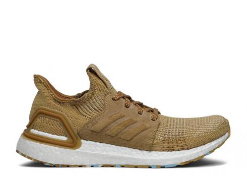 Adidas Universal Works X Ultraboost 19 Raw Sand Chalk White Mesa EG5185