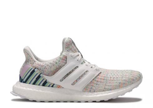 Adidas Wmns Ultraboost Multi-color Crystal White Green Glow F34079