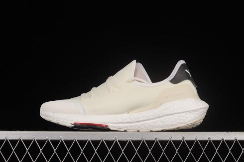 Adidas Y-3 Ultra Boost 21 Cream White Red Core Black H67477