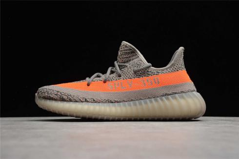 Adidas Originals Yeezy Boost 350 V2 Grey Orange GW1229