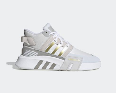 Adidas EQT Bask ADV V2 Gold Metallic Footwear White FW4254