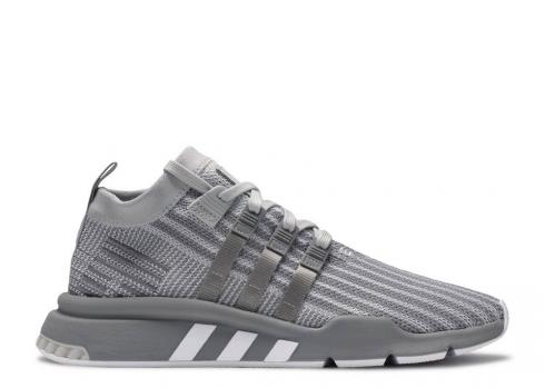 Adidas Eqt Support Mid Adv Primeknit Grey Yellow Three Solar Two B37407