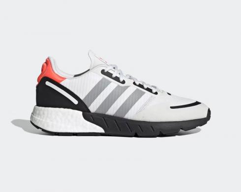 Adidas ZX 1K Boost Crystal White Silver Metallic Core Black FY5648