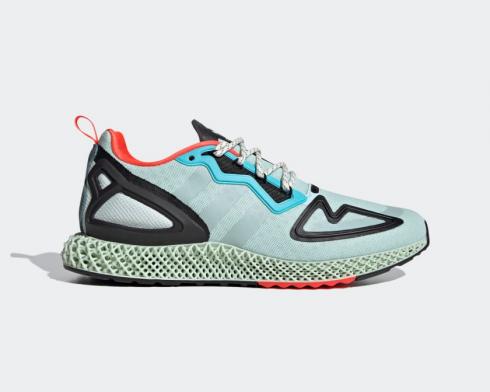 Adidas ZX 2K 4D Dash Green Black Red FV8500