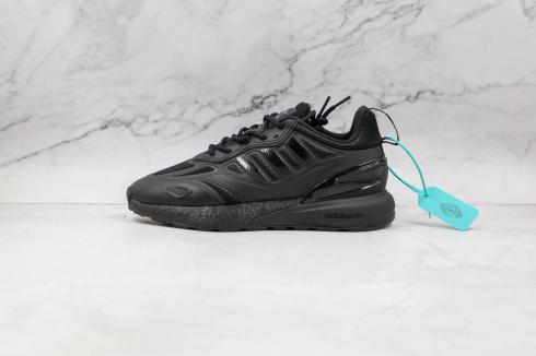 Adidas ZX 2K Boost 2.0 Triple Black Core Black Shoes GZ7740