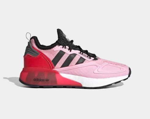 Adidas ZX 2K Boost Ninja Time In True Pink Core Black Scarlet FZ0454