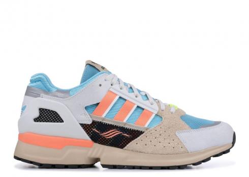 Adidas Zx 10000c Grey Coral Blue Supplier Color EE9485