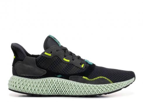 Adidas Zx 4000 Futurecraft 4d Carbon Yellow Solar Semi BD7865
