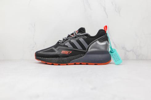 Marvel x Adidas ZX 2K Boost Stark Industries Core Black H02560