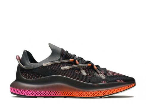 Adidas 4d Fusio Black Orange Pink Core Six Grey FZ2414
