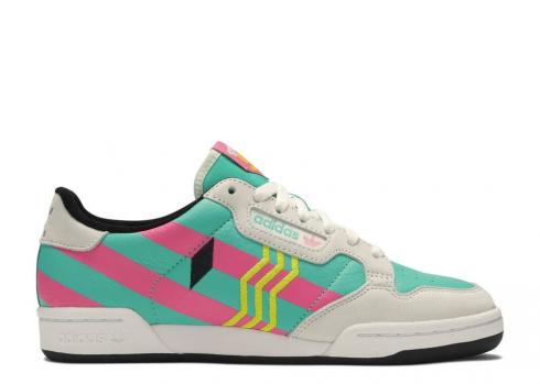 Adidas Arizona X Continental 80 Iced Tea With Lemon Flavor Pink Core Off Crystal Black Teal White FU7789