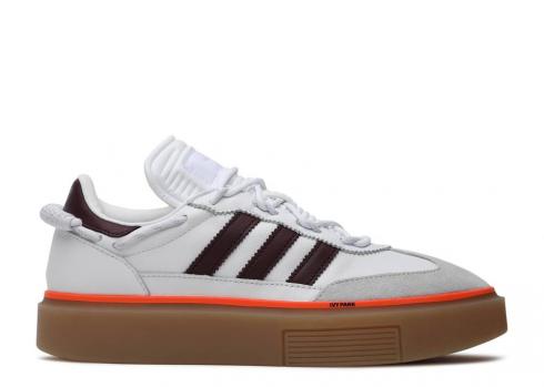 Adidas Beyonce Ivy Park X Wmns Sleek Super 72 Maroon Dash White Footwear Grey FX3157