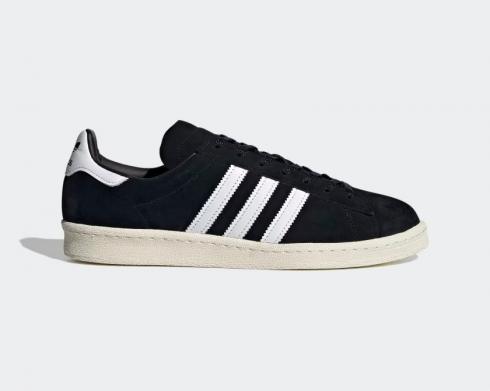 Adidas Campus 80s Core Black Cloud White Off White FX5438