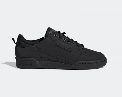 Adidas Continental 80 Core Black Trace Green FV4631