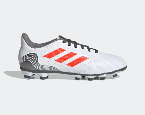 Adidas Copa Sense.4 Flexible Ground Boots Cloud White Solar Red Iron Metallic FY6167