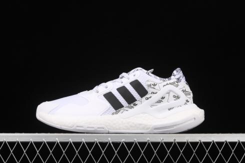 Adidas Day Jogger 2020 Boost White Black Shoes FY3022