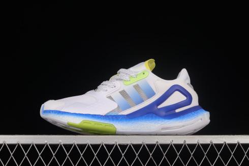 Adidas Day Jogger 2020 Boost White Royal Blue Avocado GG4988