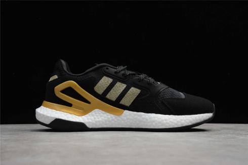 Adidas Day Jogger Boost Core Black Gold Cloud White FW4840