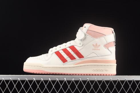 Adidas Forum 84 High Off White Glow Pink Vivid Red H01670