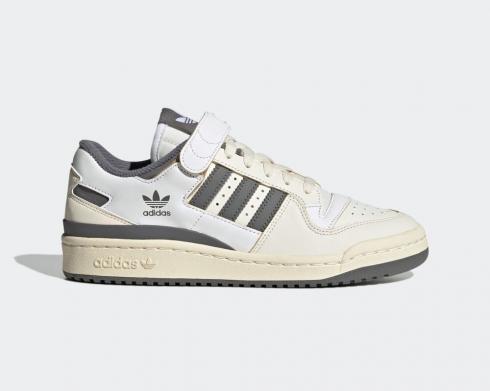 Adidas Forum 84 Low Off White Silver Pebble Cloud White HQ4374