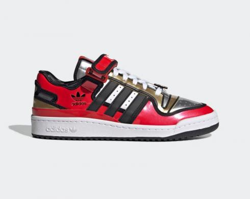 Adidas Forum Low The Simpsons Duffman Red Core Black Cloud White H05801