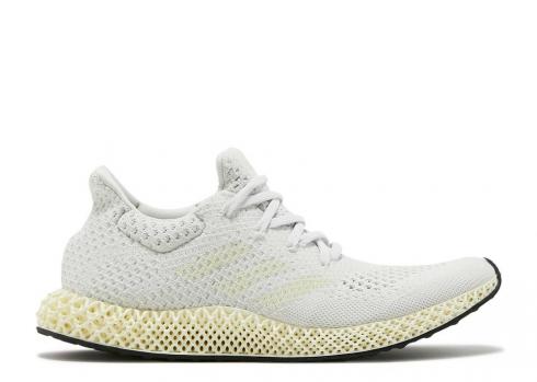 Adidas Futurecraft 4d Crystal White Chalk Black Core Q46229