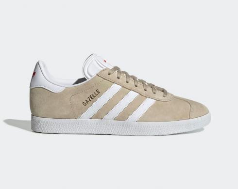 Adidas Gazelle Savanna Cloud White Glory Red EF6507