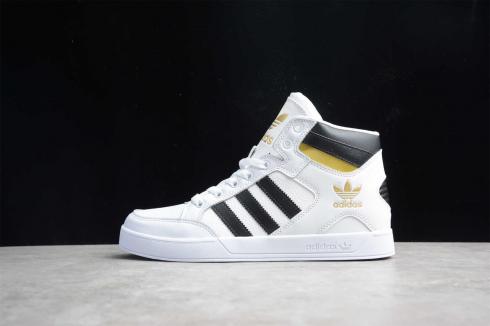 Adidas Hard Court High Cloud White Gold Metallic Core Black FV5329