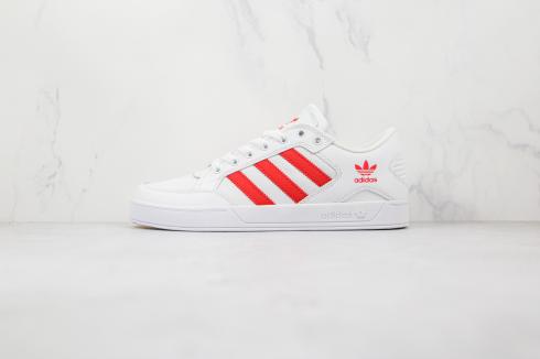 Adidas Hardcourt Low Cloud White Orange Brown Shoes FX0523