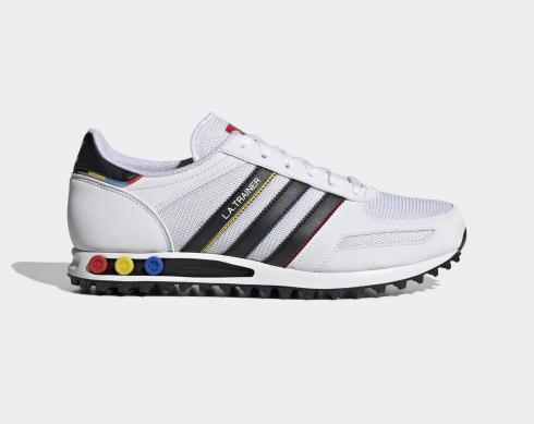 Adidas LA Trainer Cloud White Blue Red FY1394