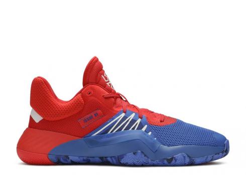 Adidas Marvel X D.o.n. Issue 1 Amazing Spider-man Blue White Footwear Red EF2400