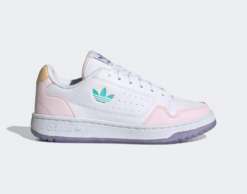 Adidas NY 90 Footwear White Pink Purple GY1172