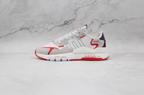 Adidas Nite Jogger 2019 Boost Cloud White Red Core Black H03249