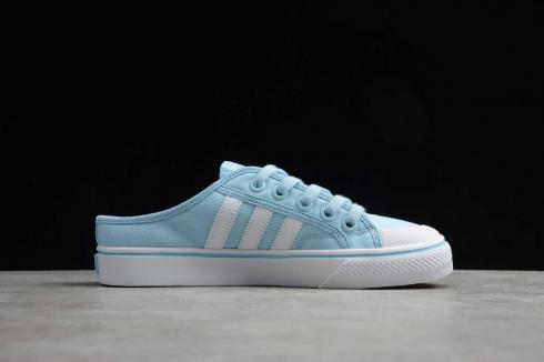 Adidas Nizza Originals Blue White Womens Casual Shoes CC2526