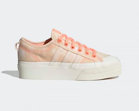 Adidas Nizza Platform Acid Wash Bliss Orange HQ1968