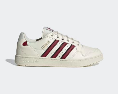 Adidas Originals NY 90 Stripes Off White Collegiate Burgundy Core Black H04429