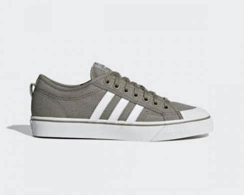 Adidas Originals Nizza Olive Brown Green Cloud White Shoes CM8572