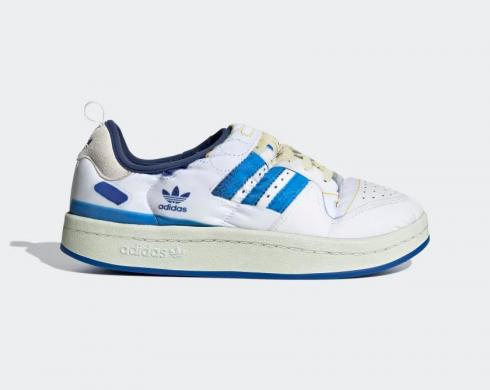 Adidas Originals Puffylette Footwear White Team Royal Blue HP6698