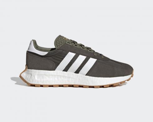 Adidas Originals Retropy E5 Olive Strata Footwear White H03854