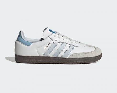 Adidas Originals Samba OG Core White Halo Blue Gum ID2055