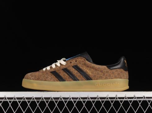 Adidas Originals x Gucci Gazelle Brown Core Black Gold IA1625