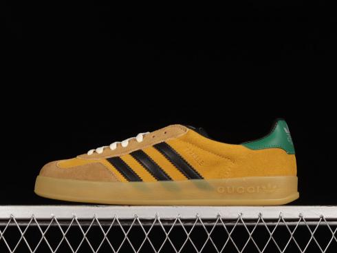 Adidas Originals x Gucci Gazelle Gold Core Black Green IA1626