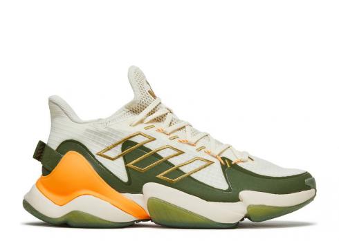 Adidas Patrick Mahomes X Impact Flx Khaki Green Chalk Wild White Pink GV9881