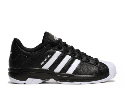 Adidas Pro Model 2g Low Black White Core Cloud FX4980