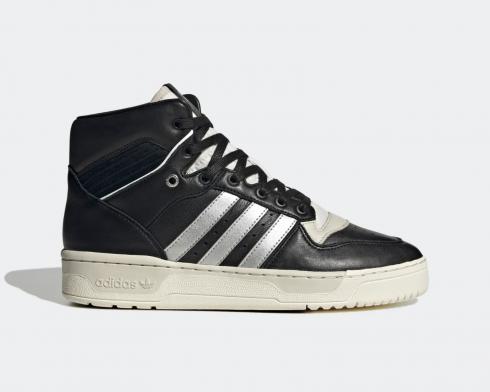 Adidas Rivalry High Consortium Core Black Silver Metallic Grey One ID7388